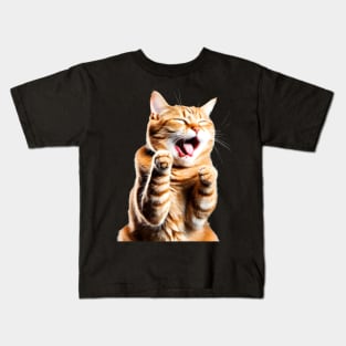Coughing Cat Meme Kids T-Shirt